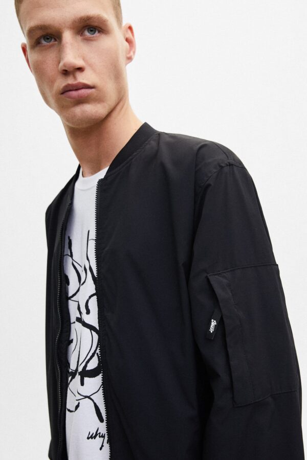 Lightweight Zipped Bomber Jacket - Image 3